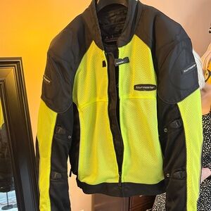 Men's Tourmaster Black/Yellow Motorcycle Jacket